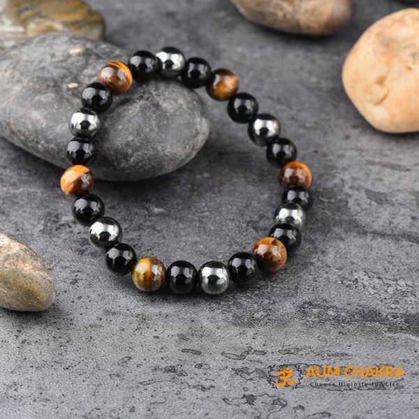 Natural Triple Protection Stone Braсelet