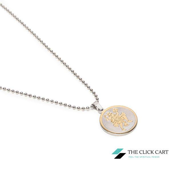 100% Pure Stainless Steel With Sankatmochan Hanuman Ji Pendant