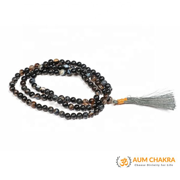 Natural Black Sulemani Hakik Japa Mala
