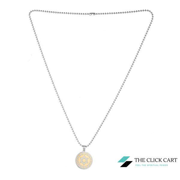 Pure Stainless steel With Sitara Chakra Pendant