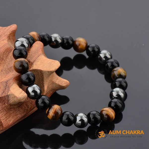 Natural Triple Protection Stone Braсelet
