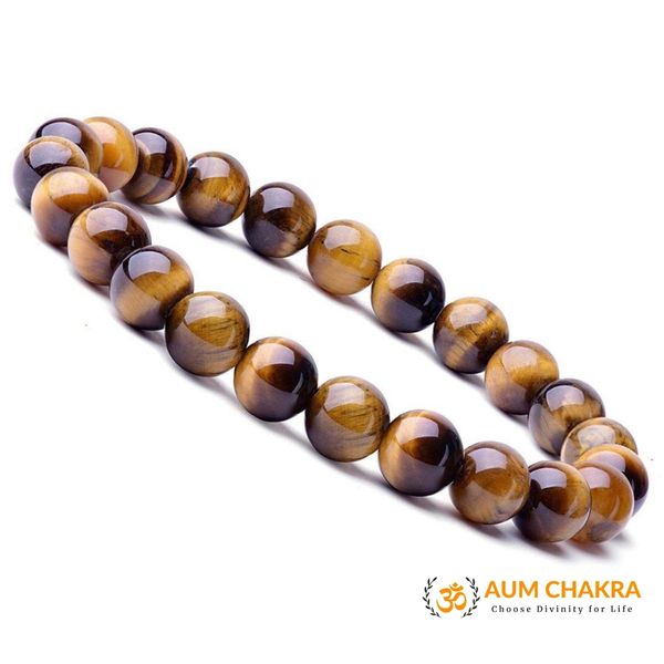Natural Tiger Eye Stone Bracelet For Peace