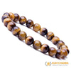Natural Tiger Eye Stone Bracelet For Peace