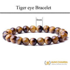 Natural Tiger Eye Stone Bracelet For Peace