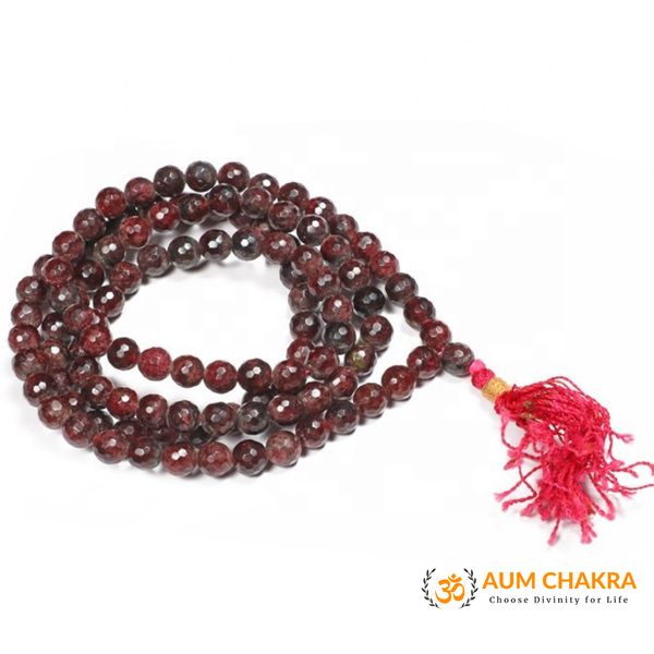 Natural Garnet Jap Mala