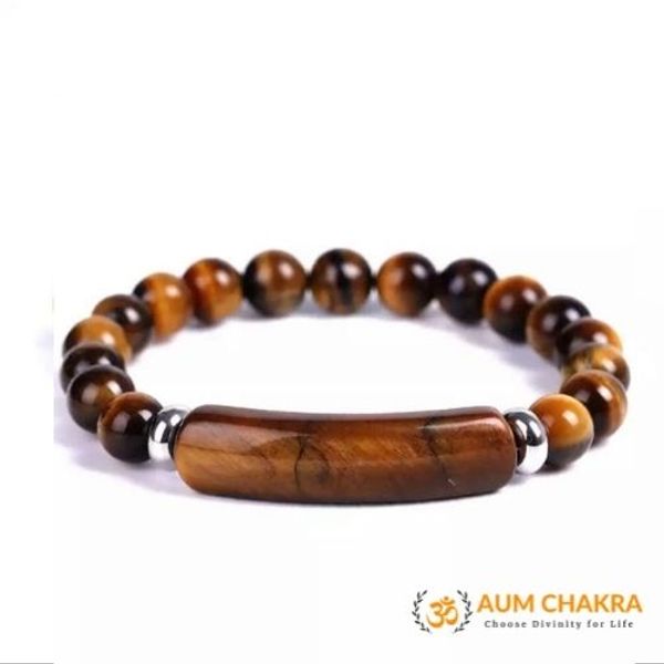 Natural Tiger Eye Strad Protection Bracelet