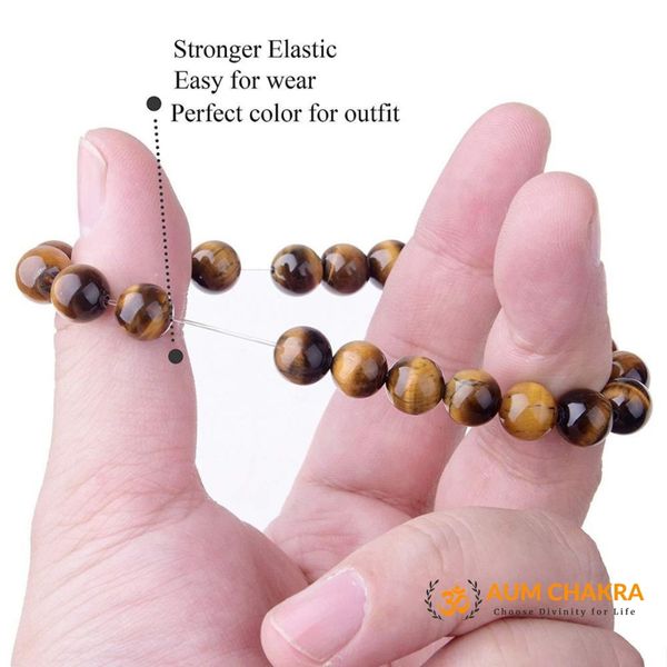 Natural Tiger Eye Stone Bracelet For Peace