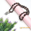 Natural Kamal Gatta Beads With Stainless Steel Hanuman Ji Pendant